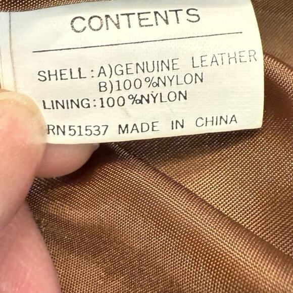 Windbreaker Men’s Size Medium Tan Suede Snap Front Vest - Picture 5 of 7